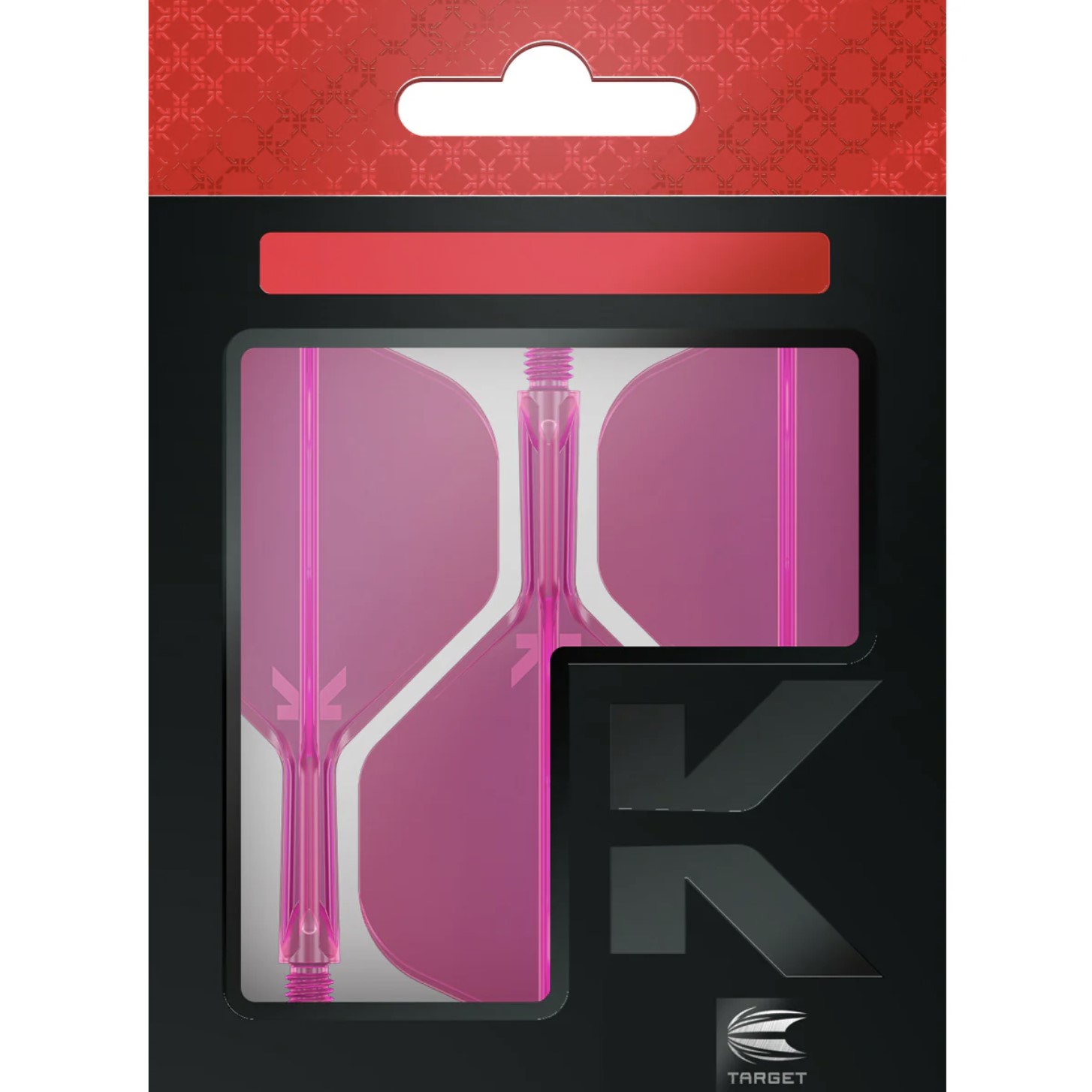 Target K-Flex NO2 Neon Pink All-in-One Dart Flights