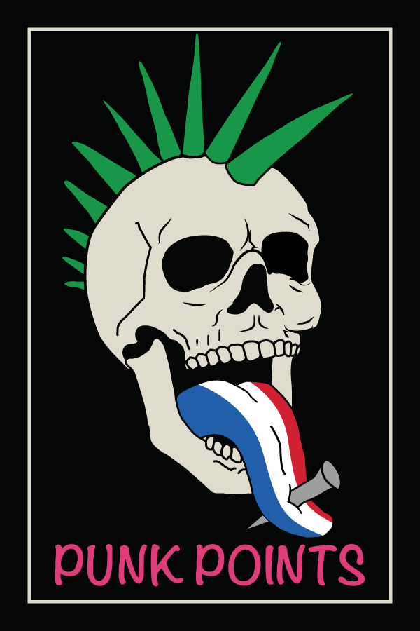 Punk Points Netherlands Black Vector Copy