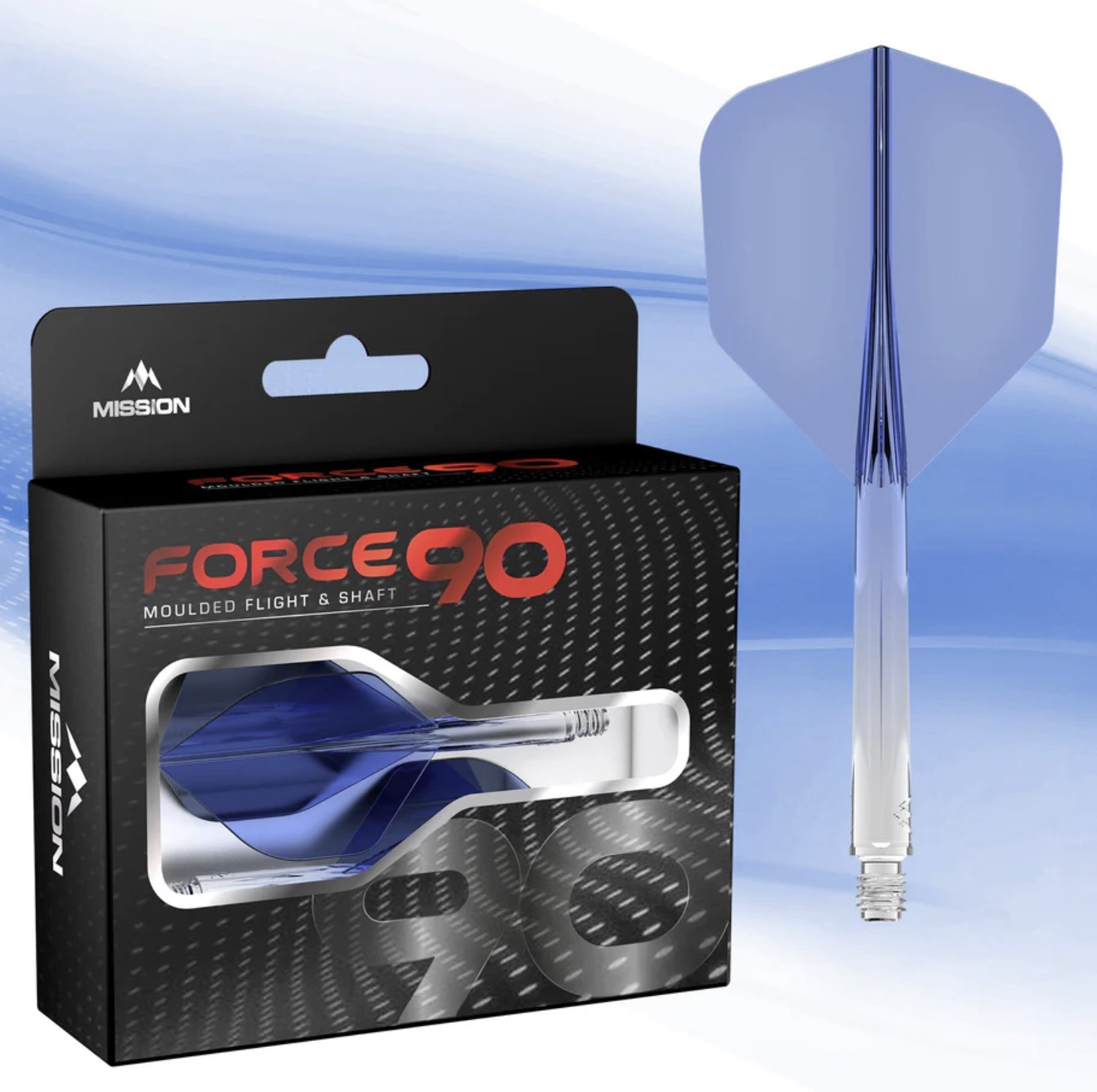 Mission Force 90 All In One System - Standard No6 - Gradient - Transparent Blue