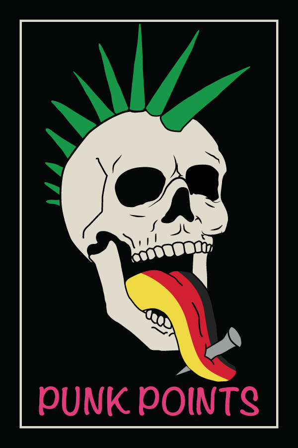Punk Points Germany Black Vector Copy