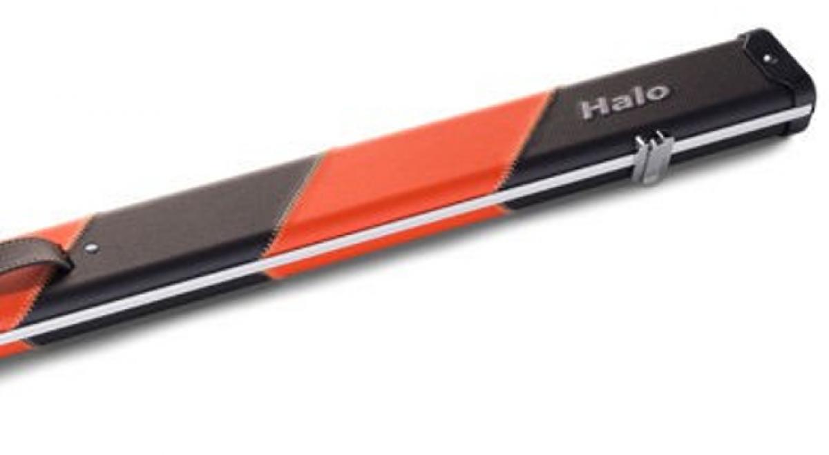 Peradon Halo 3/4 Length - 2 Slot Case - Orange & Black Stripe