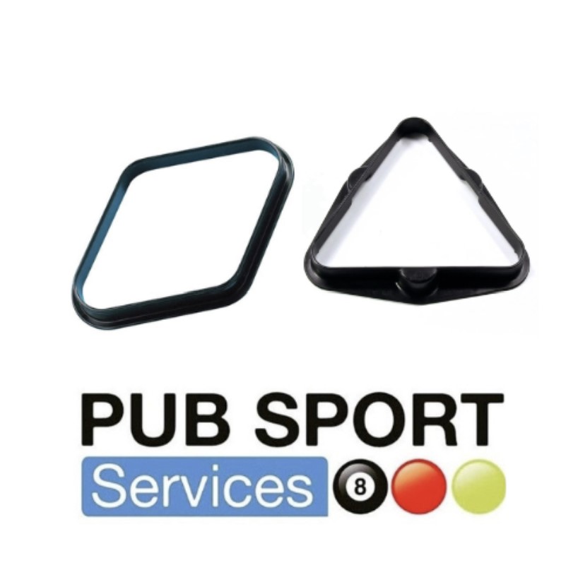 Superleague Pool Triangle & 9 Ball Diamond Racker For 2" Standard Size UK Balls