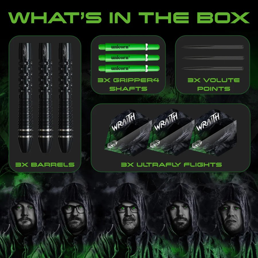 Gary Anderson Wraith Set Contents