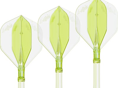 L-Style L-System Integrated Flights & Shafts L1 Standard Neon Yellow