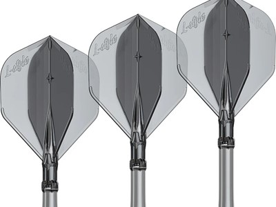 L-Style L-System Integrated Flights & Shafts L1 Standard Clear Black